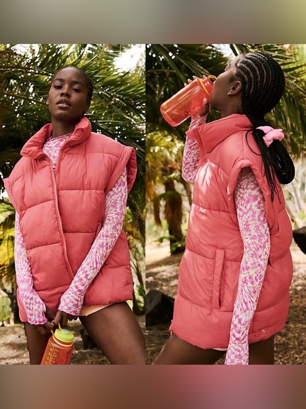 Free People Movement In A Bubble Puffer Quilted Vest Size S 🪸